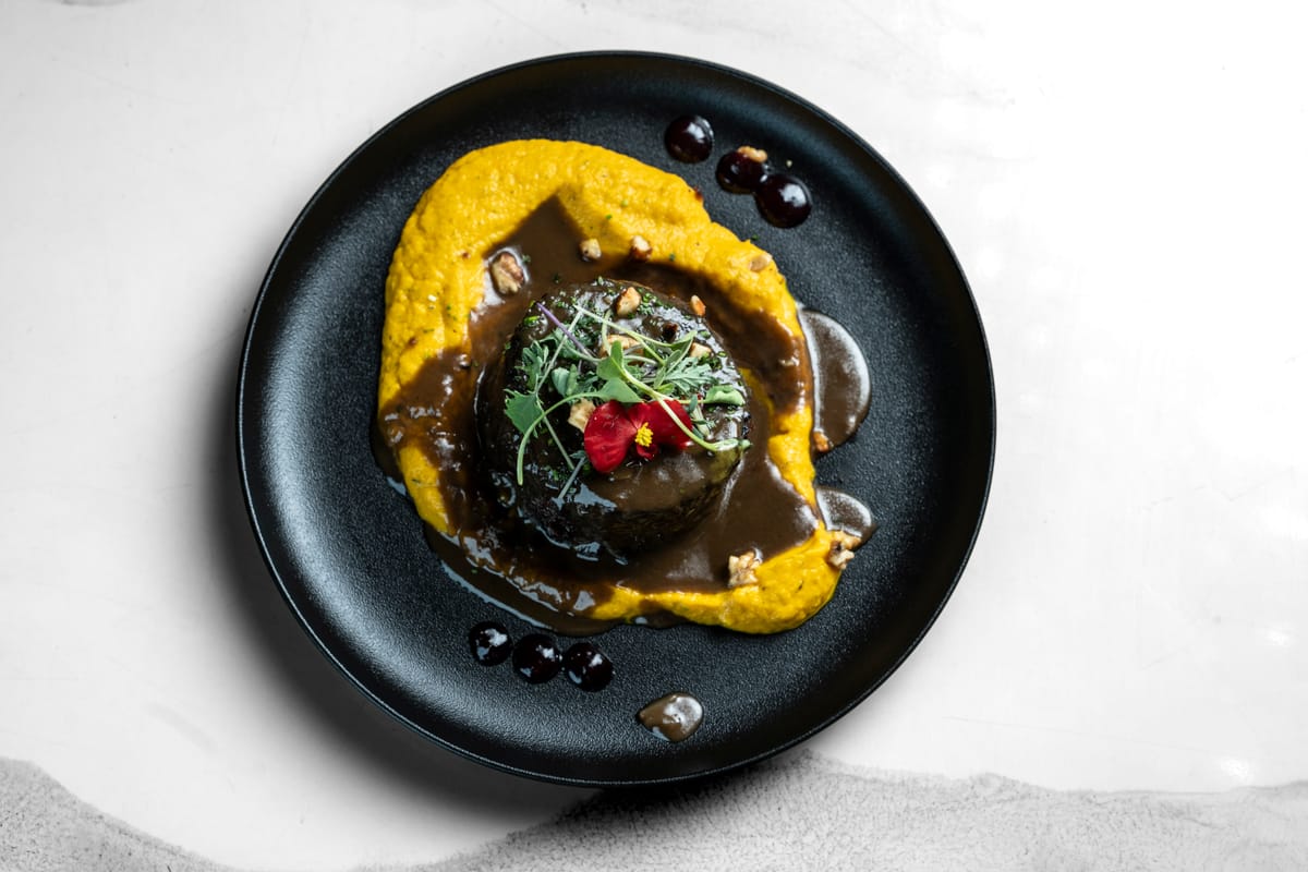 Ojo de bife con salsa